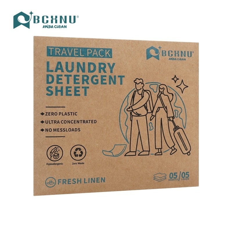 LAUNDRY DETERGENT SHEET - TRAVEL PACK - FRESH LINEN